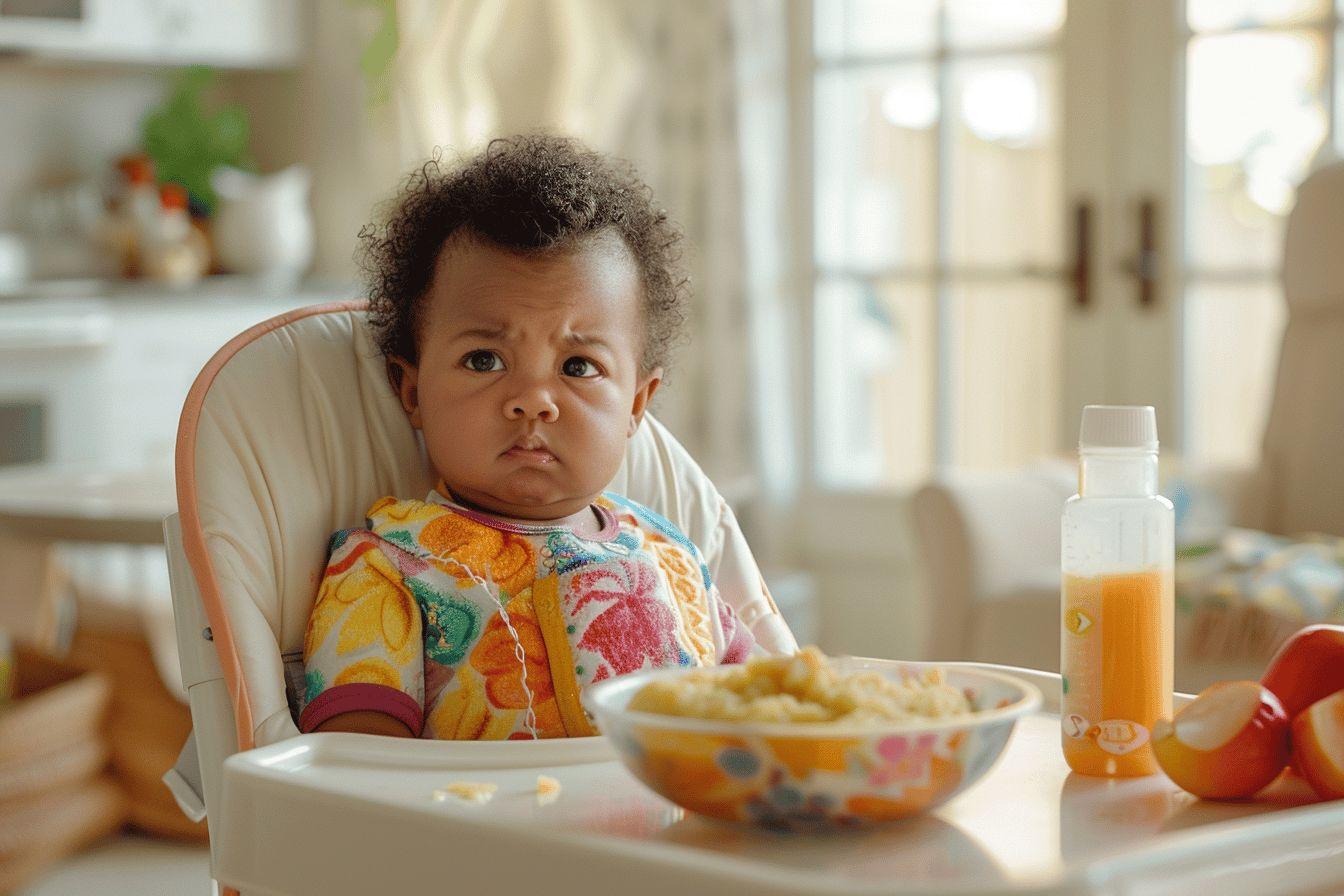 La constipation chez les bébés dépend du mode d’alimentation