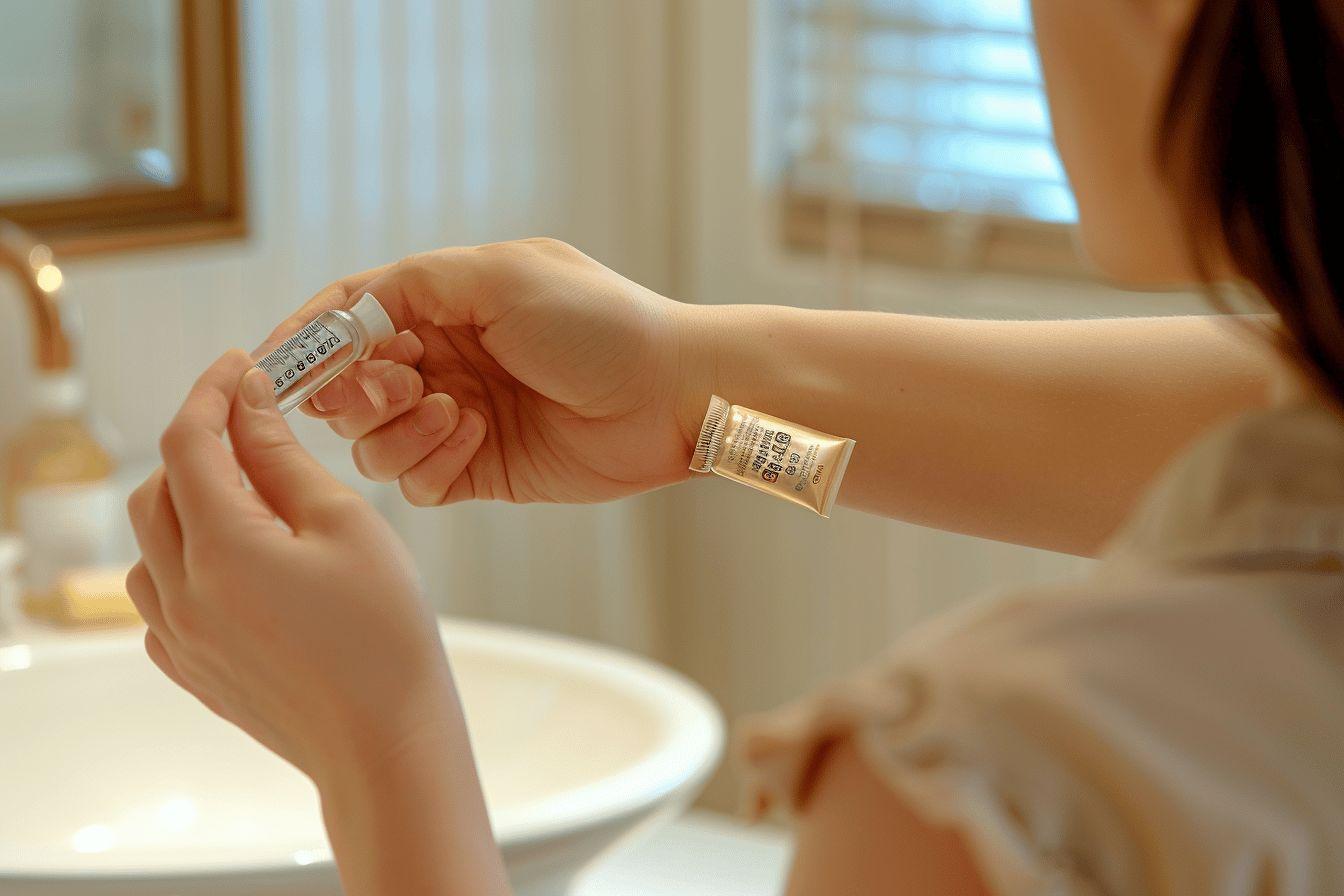 La température sous le bras est la plus faible