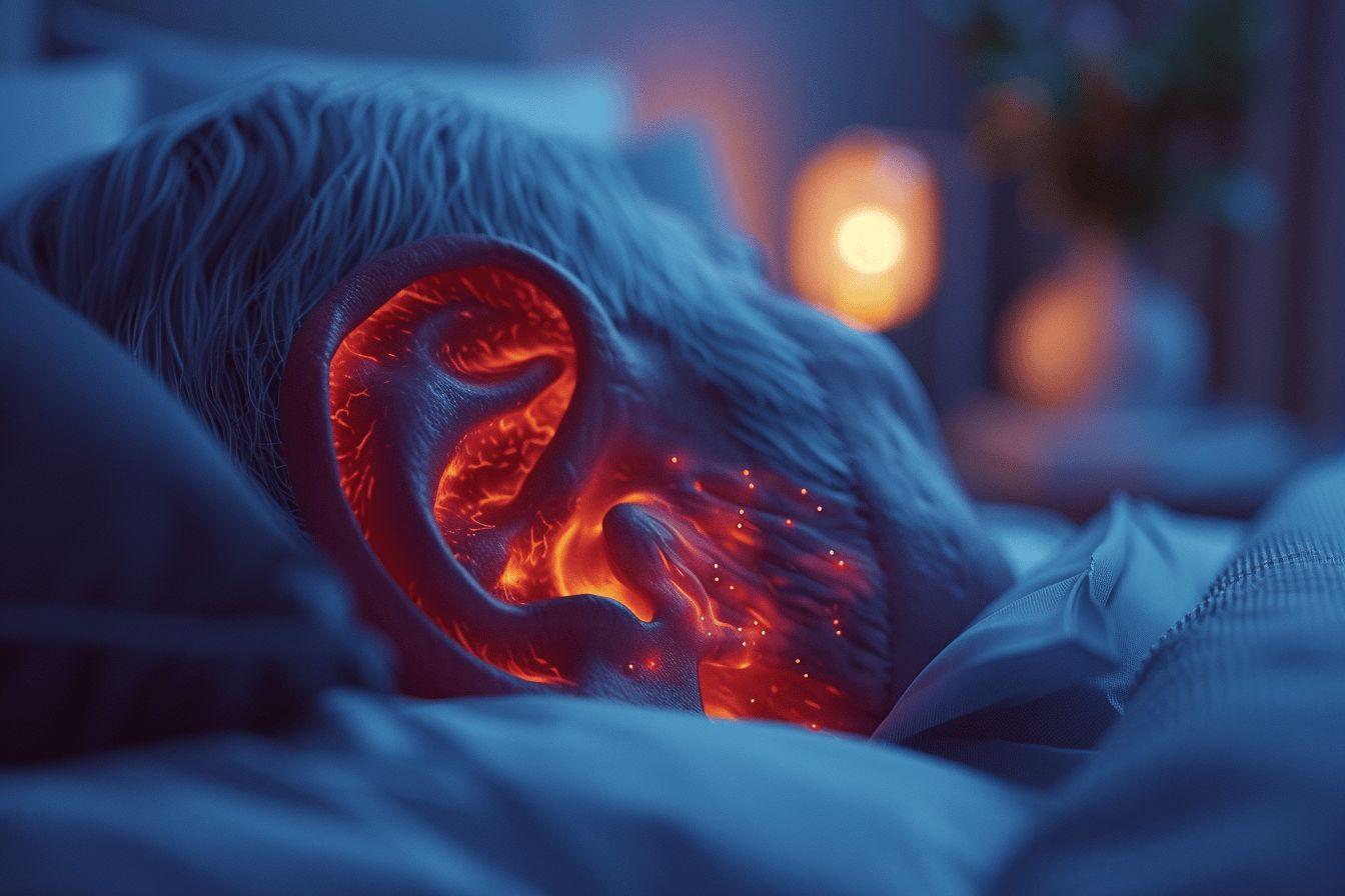 Une oreille droite qui siffle à cause de la fatigue